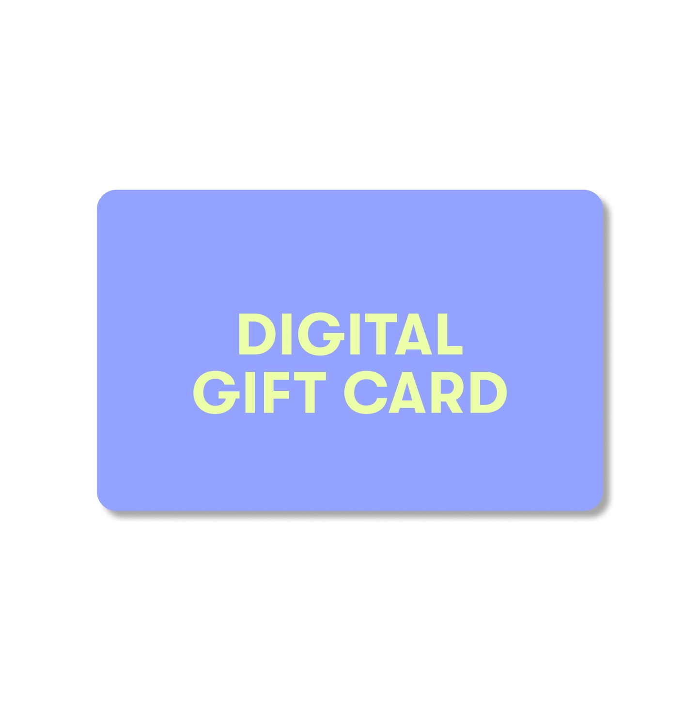 Digital Gift Card