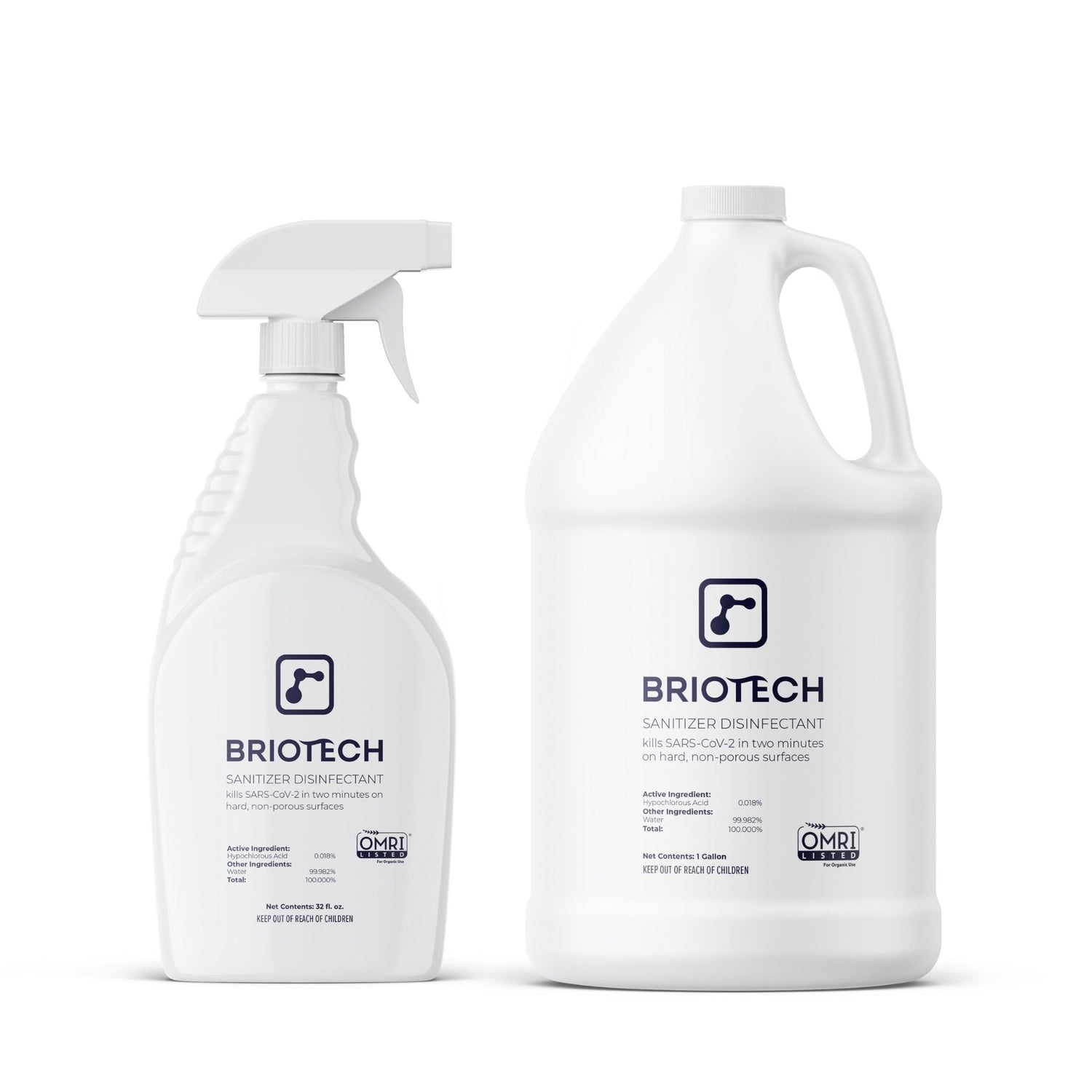 Ensemble désinfectant et assainissant